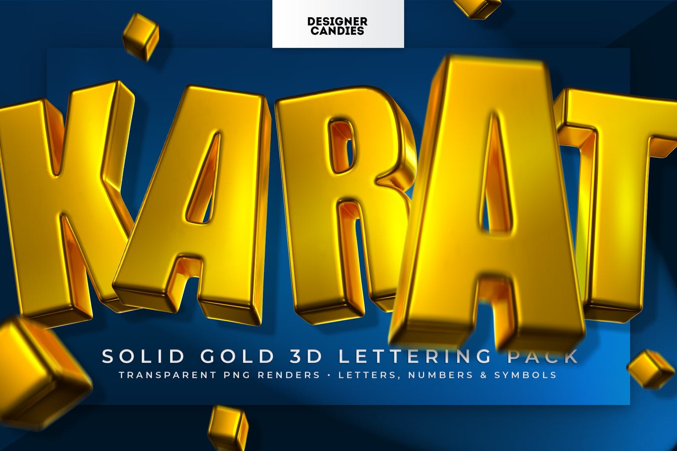 时尚高端专业的高品质土豪金色3D立体字字体设计