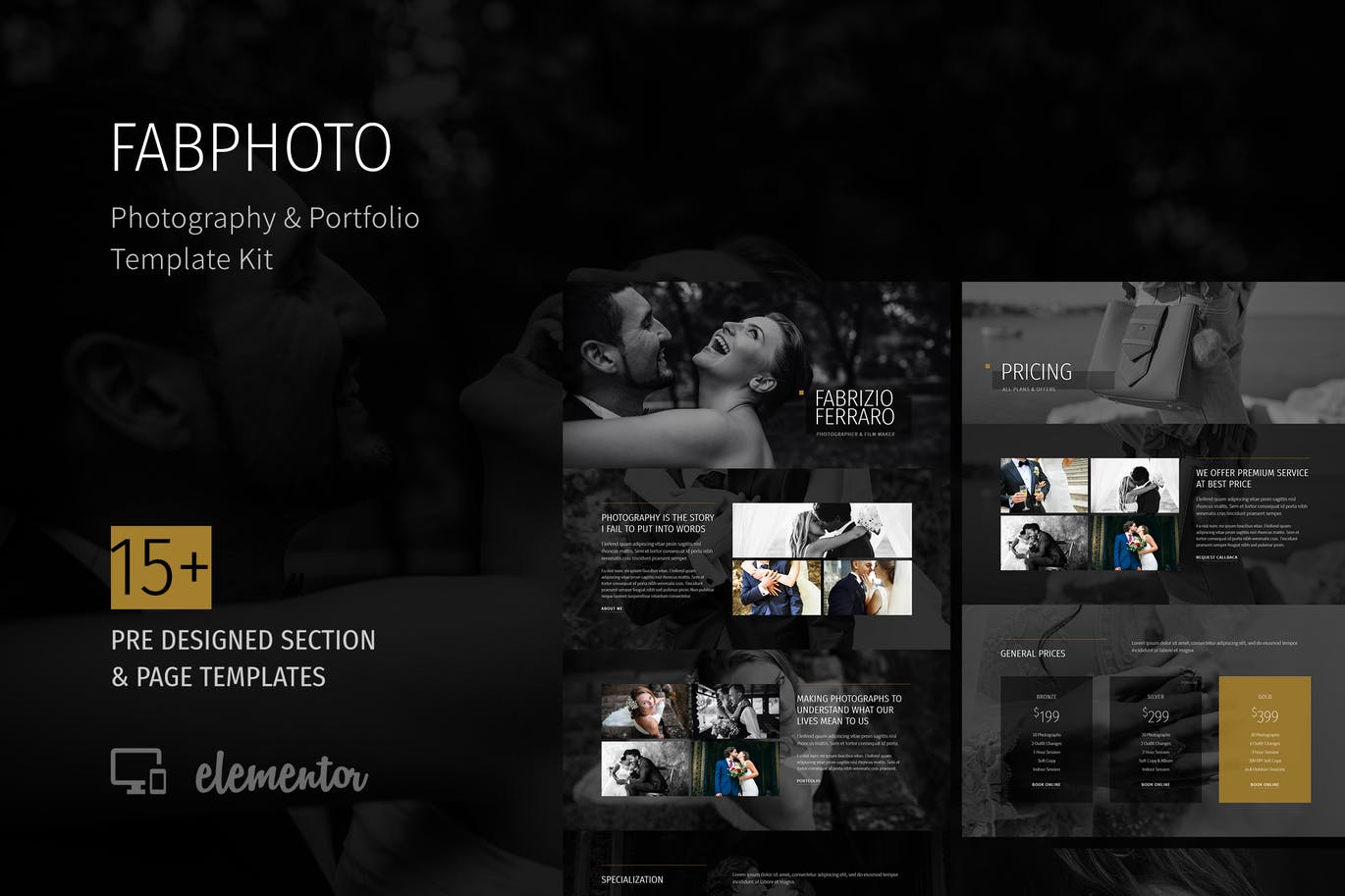 专业摄影棚摄影工作室WordPress网站主题模板