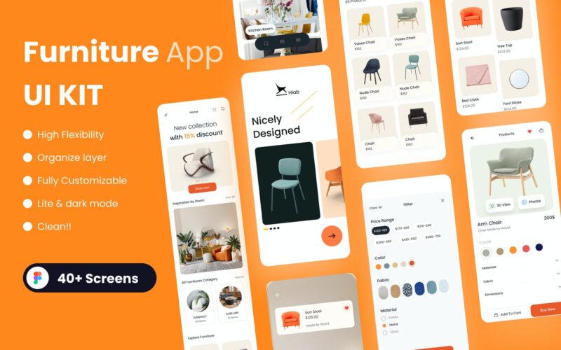 家具店App UI Kit