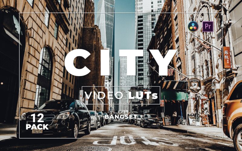 现代城市照片/视频调色LUT预设包